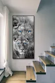 Lions and Lioness Wall Art - Brand New - 2