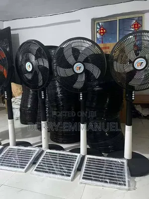 Sabon Solar Fan Mai Awoyi 5-Hour Battery