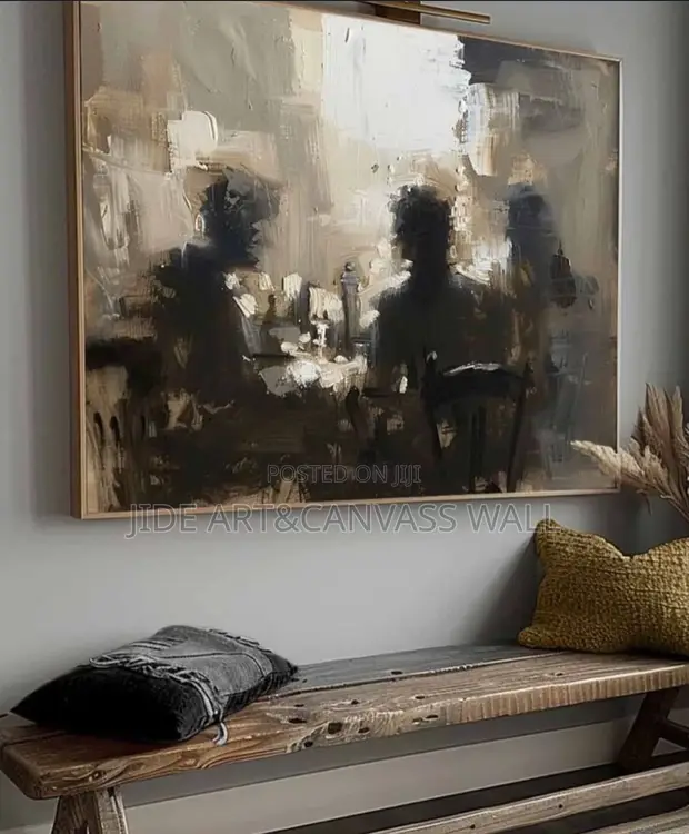 Canvas Material with Wooden Frame - 1