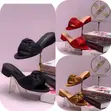Olivia Classic Flats Shoes - Black, Bronze, Red - 1