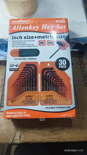 HORUSDY 30-Piece Hex Key / Allen Wrench Set