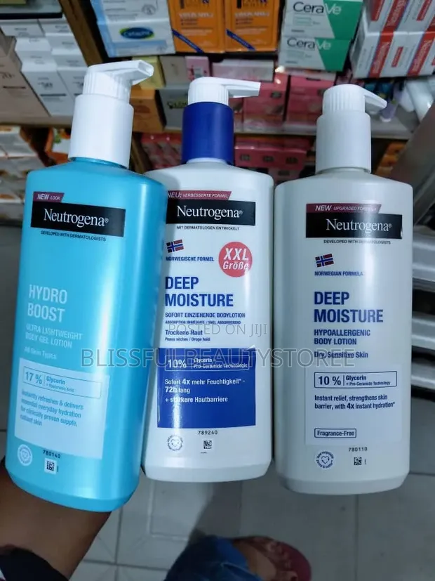 Neutrogena Deep Moisturizing & Hydro Boost Body Lotion - 1