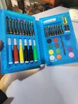 42-Piece Children's Art Set with Crayons, Markers & Watercolors - 1