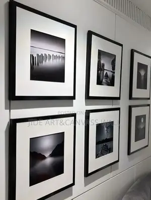 Custom Black and White Pictures in Vintage Frames