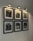 Custom Black and White Pictures in Vintage Frames - 3
