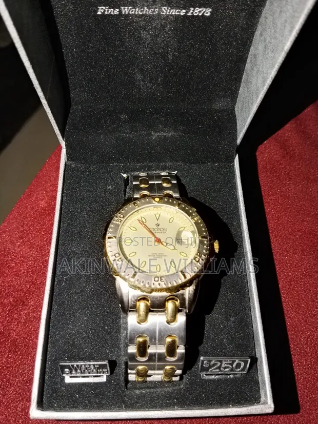 Croton Two-Tone Vintage Unisex Watch - 1