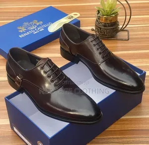 Men's Turkish Italian Leather Shoes - Neat Medium Sole