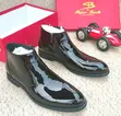 Stefano Barella Patent Leather Dress Boots - 2