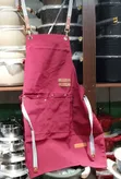 Wine Red Apron with Adjustable Straps - 2