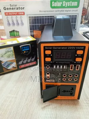 Brand New Zonergy Solar Generator