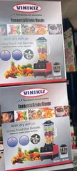 Vinikiz VB-100 Commercial Grinder Blender with Dry Mill - 2