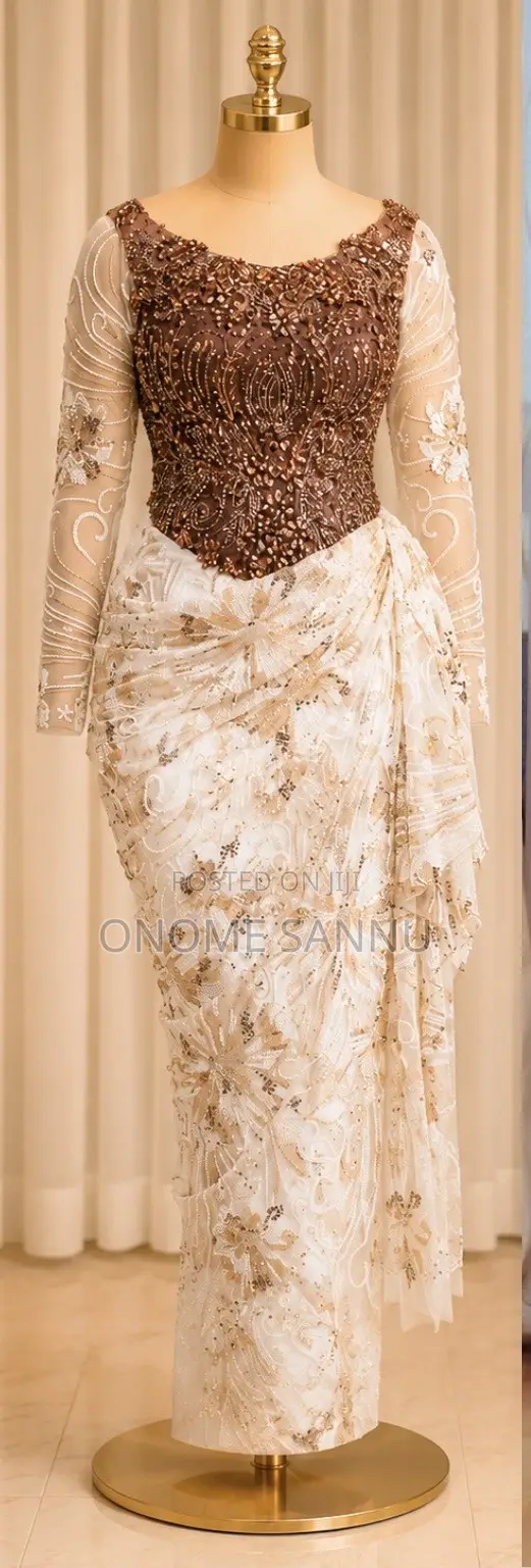 Original Beaded Lace Traditional Dress - XL - 1