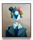 Canvas with Plain Box Frame - 5