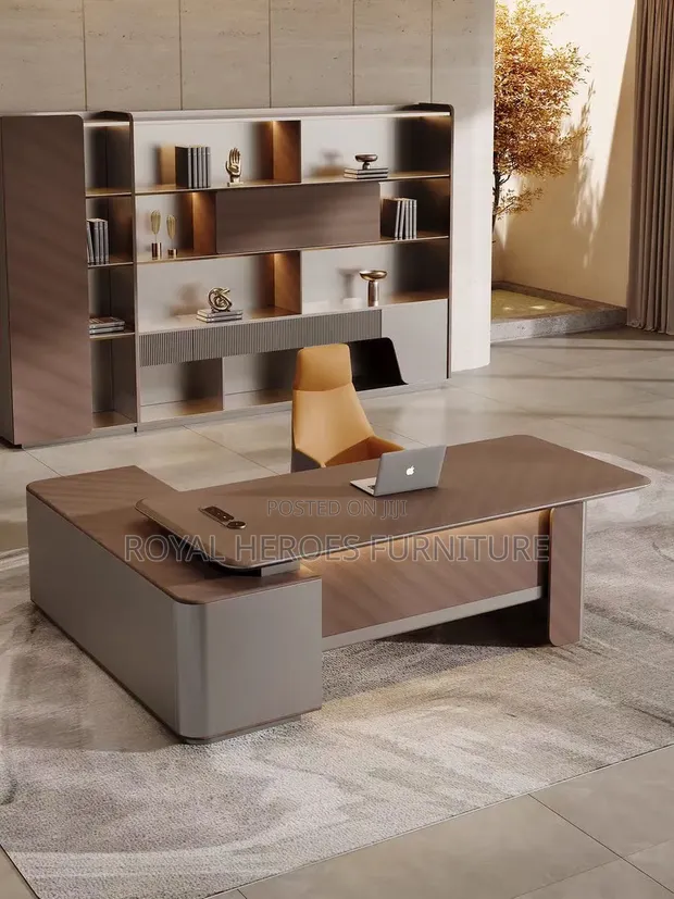 Executive Office Desk with Chair - Brand New - 1