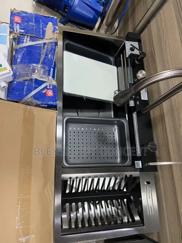 Master Brand High Quality Kitchen Sink with Tray - 1