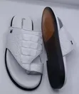 White Italian Moreschi Slippers - Size 42 - 1