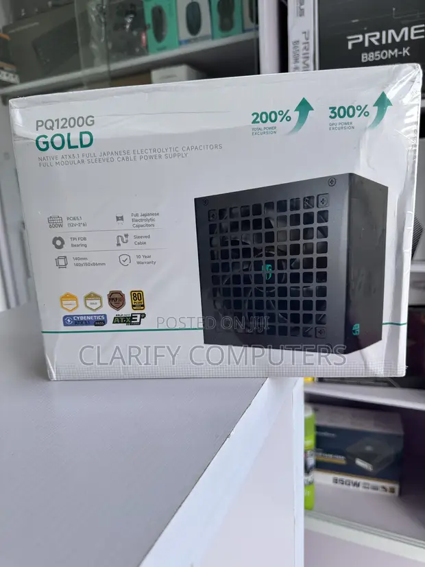 Deepcool PQ1200G 1200W 80 Plus Gold Desktop Power Supply - 1