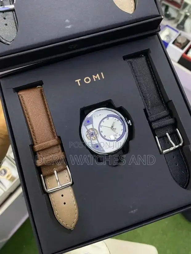 Tomi Double Leather Watch - 1