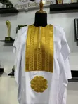 Farin Agbada Na Maza Da Zaren Zinariya - 1