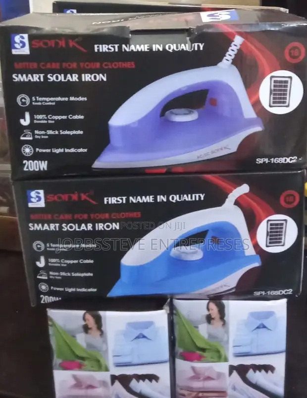 Sonik Smart Solar Pressing Iron - 1