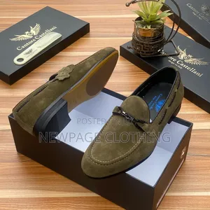 Men's Premium Suede Dress Shoes - Turkish Italian Style