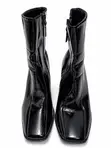 Raid Black Patent Leather Ankle Boots - Size 41 - 3