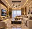 13-Light Modern Nordic Glass Chandelier for Living Room - 2