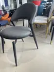 Home Interiors Visitors Chair - Leather, Black/Brown - 3