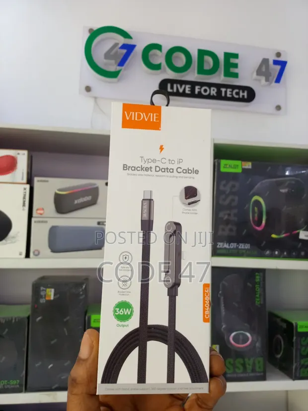 Vidvie CB4068 USB-C to Lightning Cable - 1