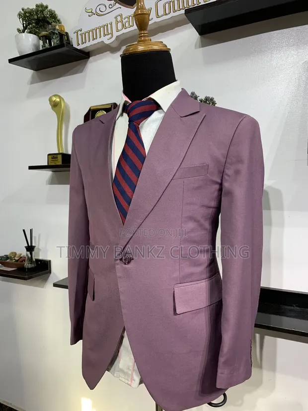 Classic Custom Made Onion Color Men's Suit - 1