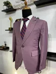 Classic Custom Made Onion Color Men's Suit - 1