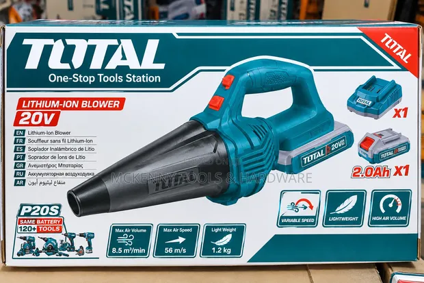 Total 20V Cordless Blower da 2.0Ah Baturi & Caja - 1