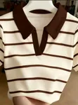 Polo Ralph Lauren Ladies Classic Top - Multi Colour - 2