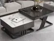 Luxury Marble/Glass Center Table - Sabon Abu - 2