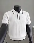 Zara Made in Turkey Knitted Polo Shirt - 1