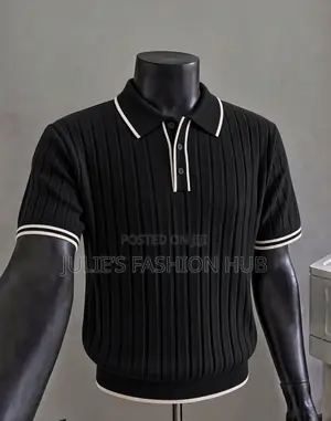 Zara Made in Turkey Knitted Polo Shirt