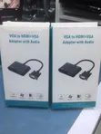 VGA zu HDMI + VGA Adapter tare da Audio - 1
