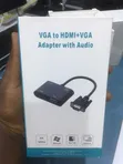 VGA zu HDMI + VGA Adapter tare da Audio - 2