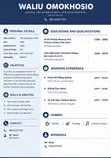House Keeper/Cleaner CV - Graduate, OND - 1