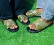 Hermes Unisex Luxury Leather Cover Slides - 2