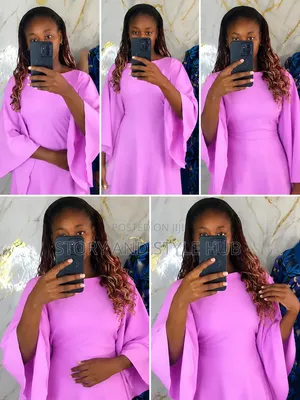 Plain Free Handkerchief Dress