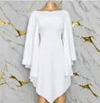 Plain Free Handkerchief Dress - 2