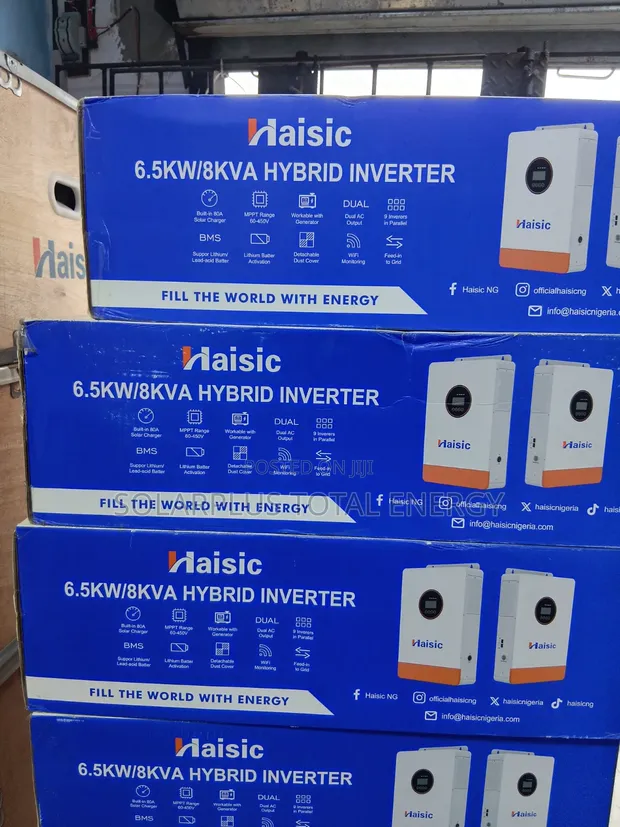 Haisic 6.5kW/8kVA Hybrid Inverter - 1