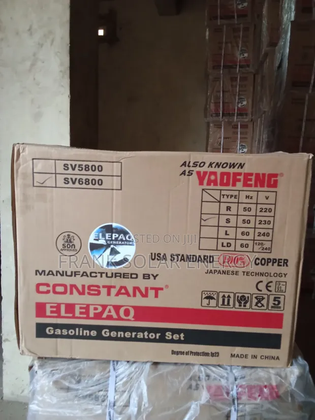 Elepaq Constant SV6800 Generator - 4.5kVA - 1