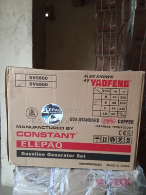 Elepaq Constant SV6800 Generator - 4.5kVA