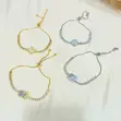 Adjustable Butterfly Crystal Bracelet - 2
