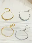Adjustable Butterfly Crystal Bracelet - 5