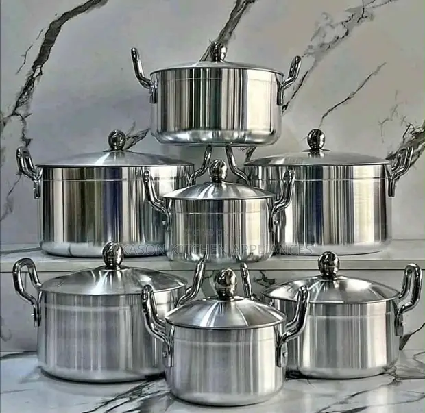 Cotocoto 7-Piece Aluminum Pot Set - 1
