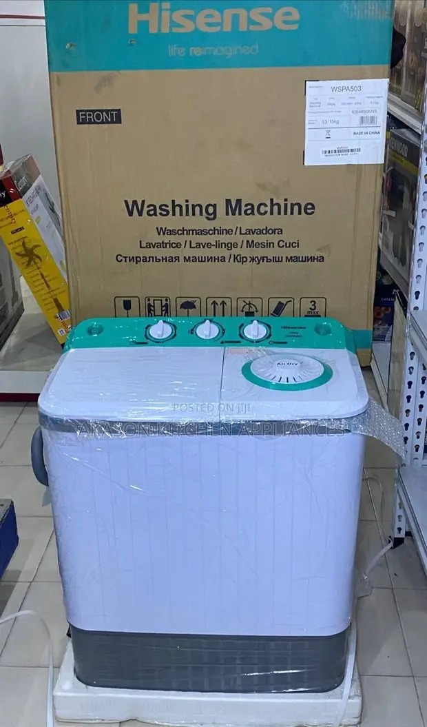5kg Hisense Twin Tub Washing Machine - 1