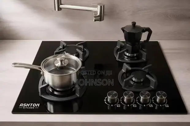 Ashton 4-Burner Gas Hob - 1